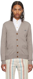 Vivienne Westwood Taupe Buttoned Cardigan