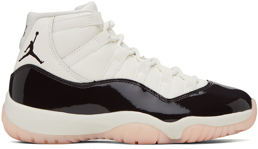 Nike Jordan White & Black Air Jordan 11 Retro High Sneakers Nike Jordan ...