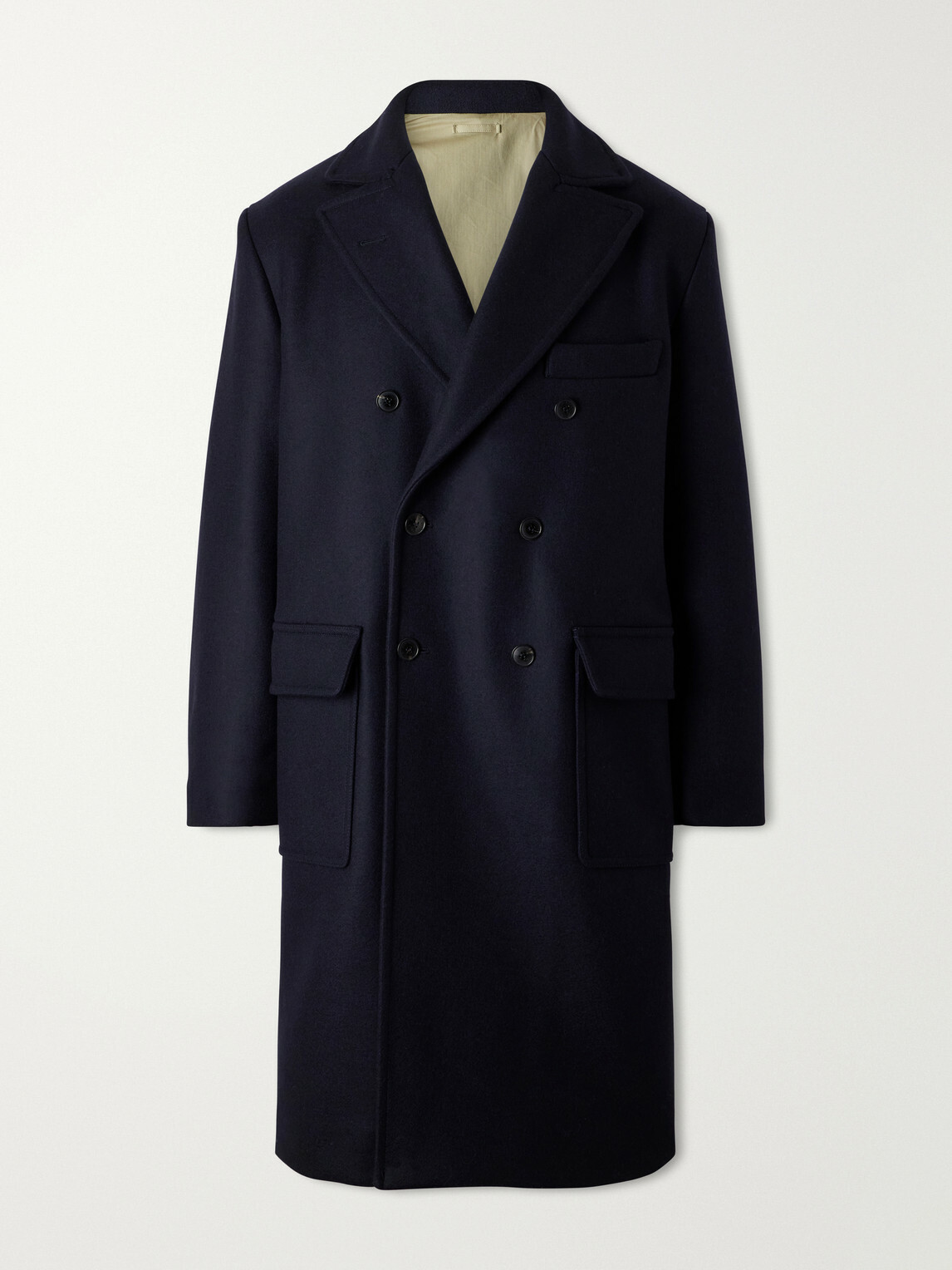 Fortela - Manteco Serwilliam1 Double-Breasted Wool Coat - Blue