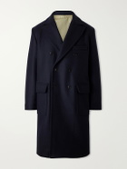 Fortela - Manteco Serwilliam1 Double-Breasted Wool Coat - Blue