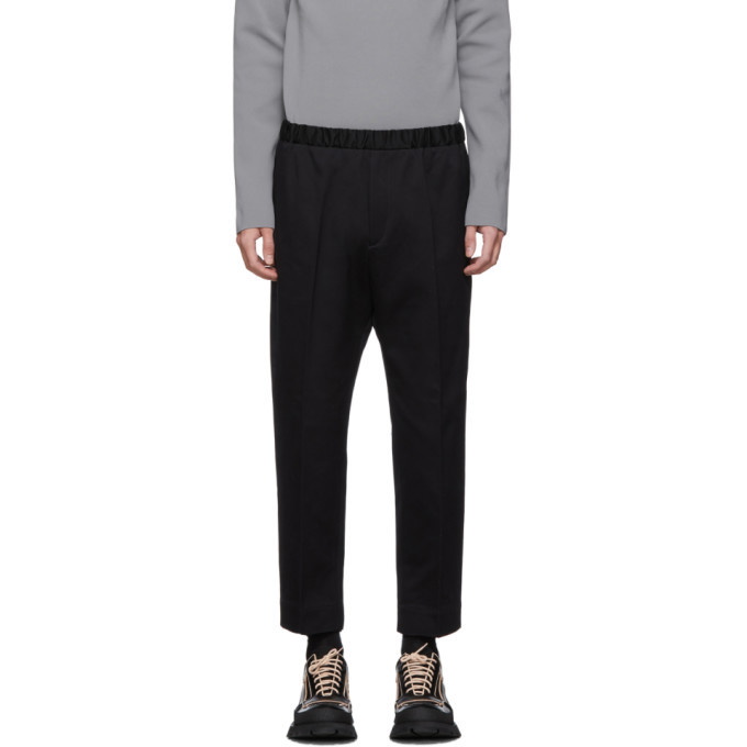 Photo: Jil Sander Black Flat Front Trousers