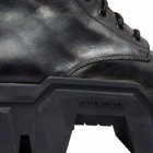 Balenciaga Men's Bulldozer Laceup Boot in Black