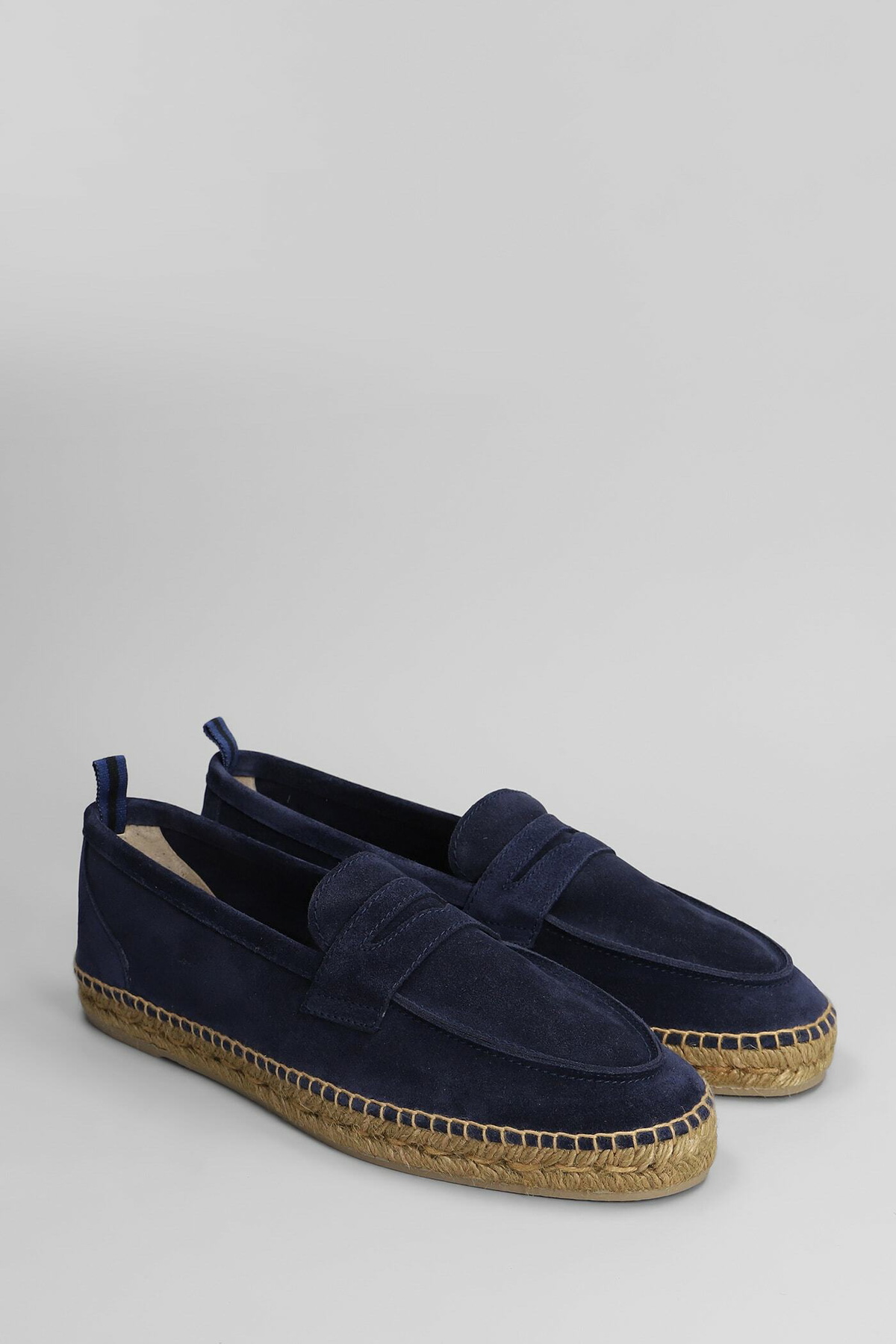 Castañer Nacho T-186 Espadrilles In Blue Suede