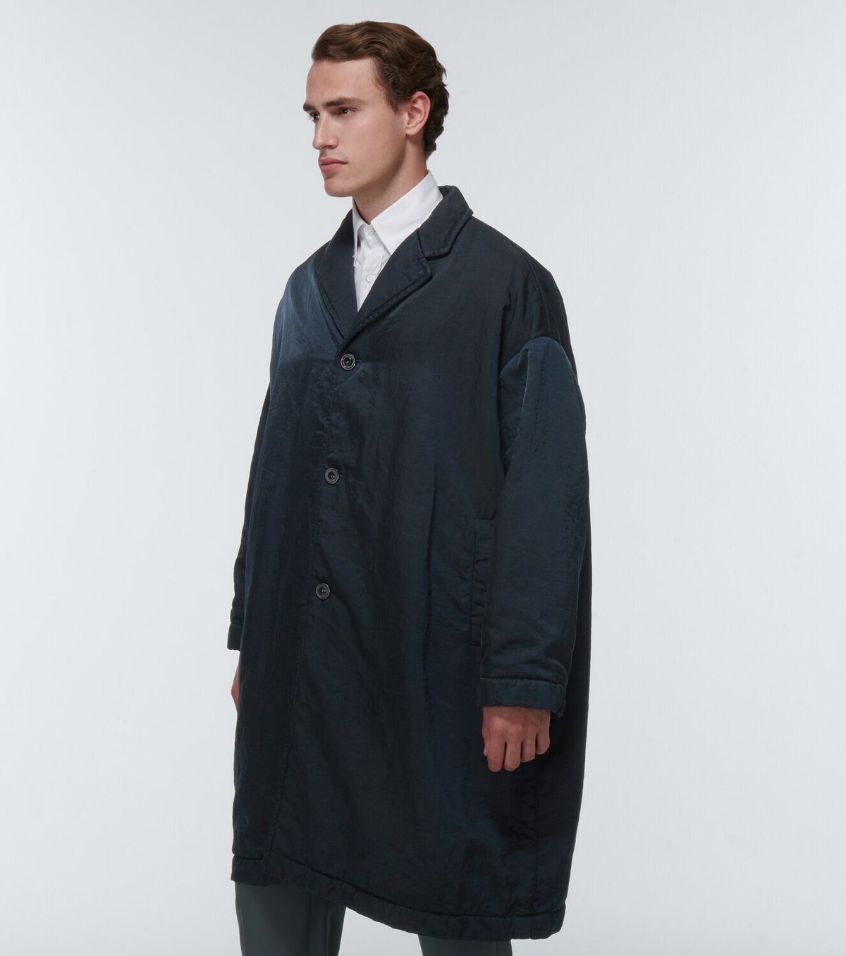 Maison Margiela Embroidered single-breasted coat Maison Margiela