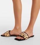 Roger Vivier Viv' By The Sea polka-dot canvas sandals