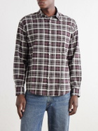NN07 - Deon 50037 Checked Woven Organic Cotton Shirt - Brown