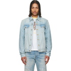 COÛT DE LA LIBERTÉ Blue Johnny Vintage DBL Dip Denim Trucker Jacket