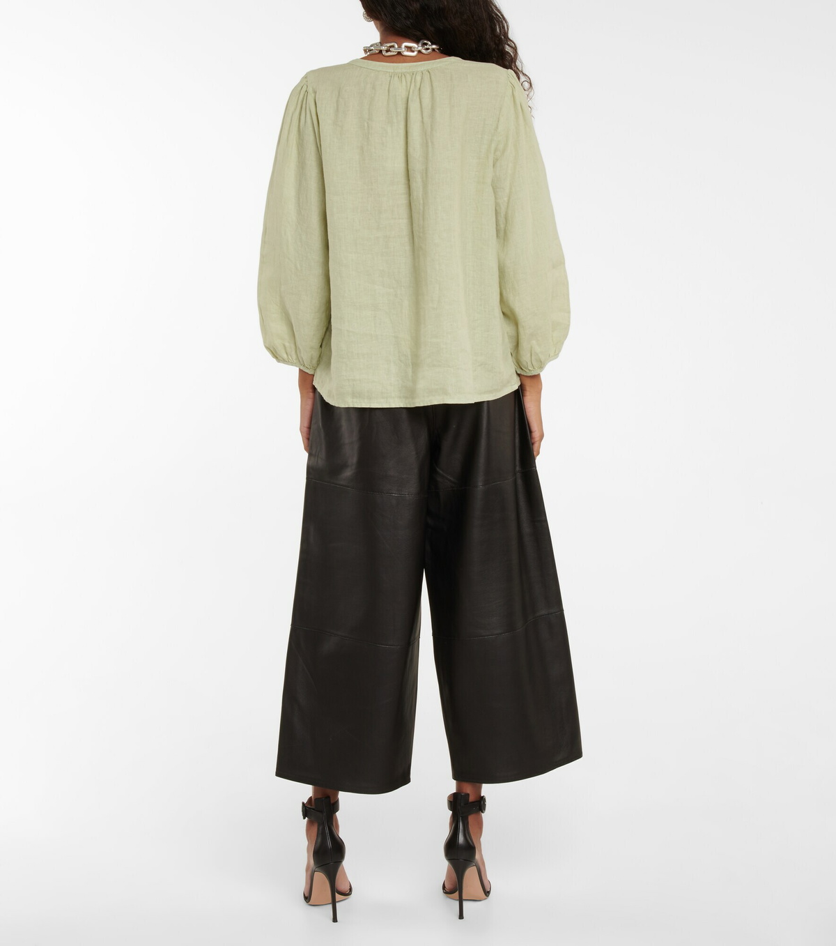 Alayna Woven Half Sleeve PLUS Blouse main image 0
