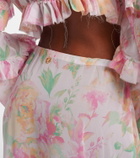 Bananhot Clara floral maxi skirt