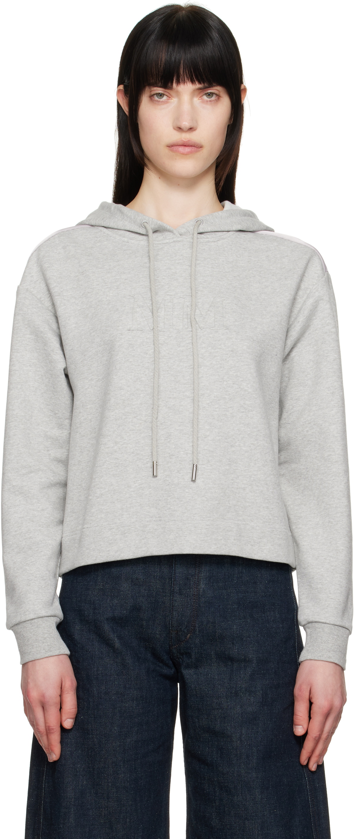 Max Mara Leisure Gray Angora Hoodie