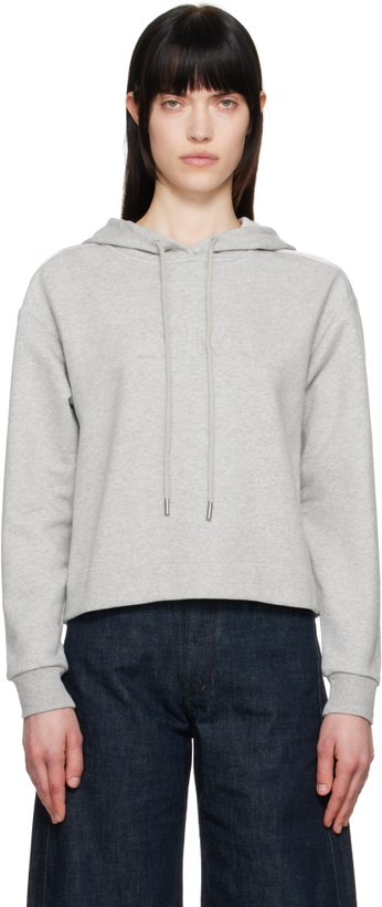 Photo: Max Mara Leisure Gray Angora Hoodie