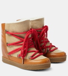 Isabel Marant Nowles leather snow boots