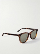 SAINT LAURENT - D-Frame Acetate Tortoiseshell Sunglasses