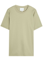Raith Crew-neck Cotton T-shirt Sage