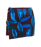 Louisa Ballou Double Ring printed miniskirt