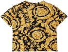 Versace Baby Black & Gold Barocco T-Shirt