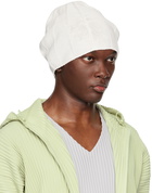 HOMME PLISSÉ ISSEY MIYAKE White Blooming Beanie