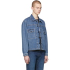 Second/Layer Blue Denim Trucker Jacket