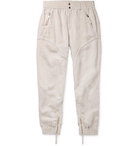 Isabel Marant - Oarris Tapered Tencel and Linen-Blend Trousers - Ecru