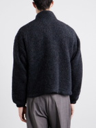 Jil Sander - Brushed Wool-Blend Blouson Jacket - Blue