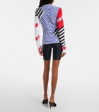 Jean Paul Gaultier Logo printed biker shorts