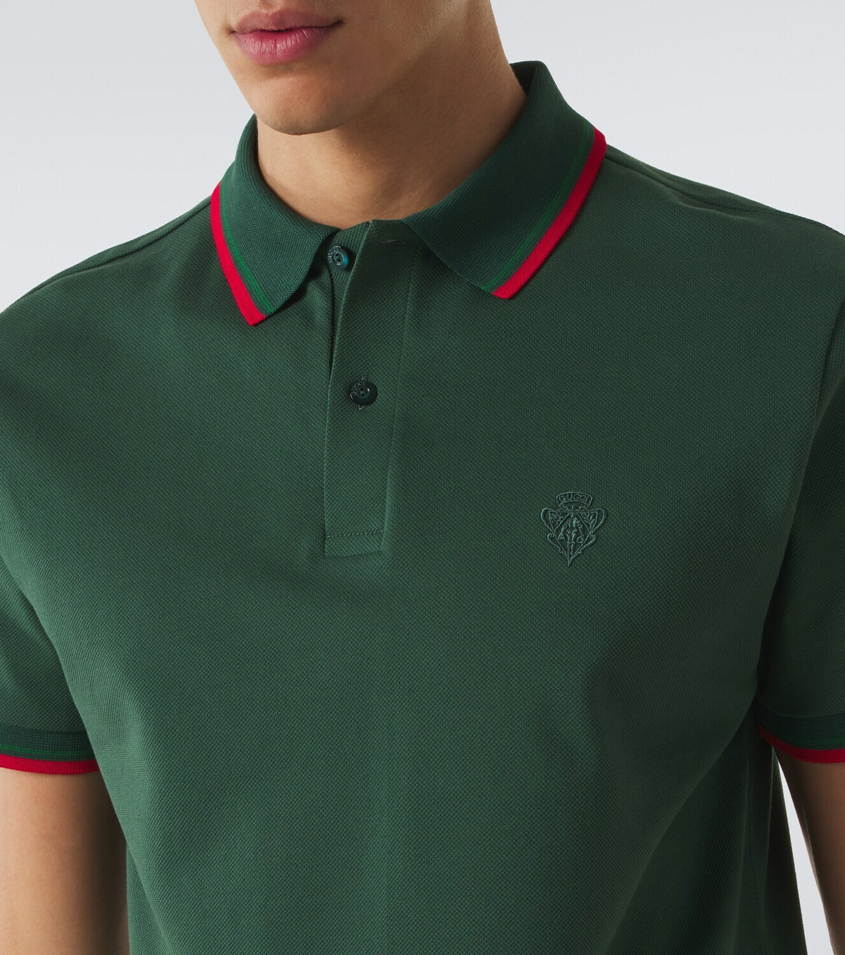 Gucci Cotton-blend piqué polo shirt