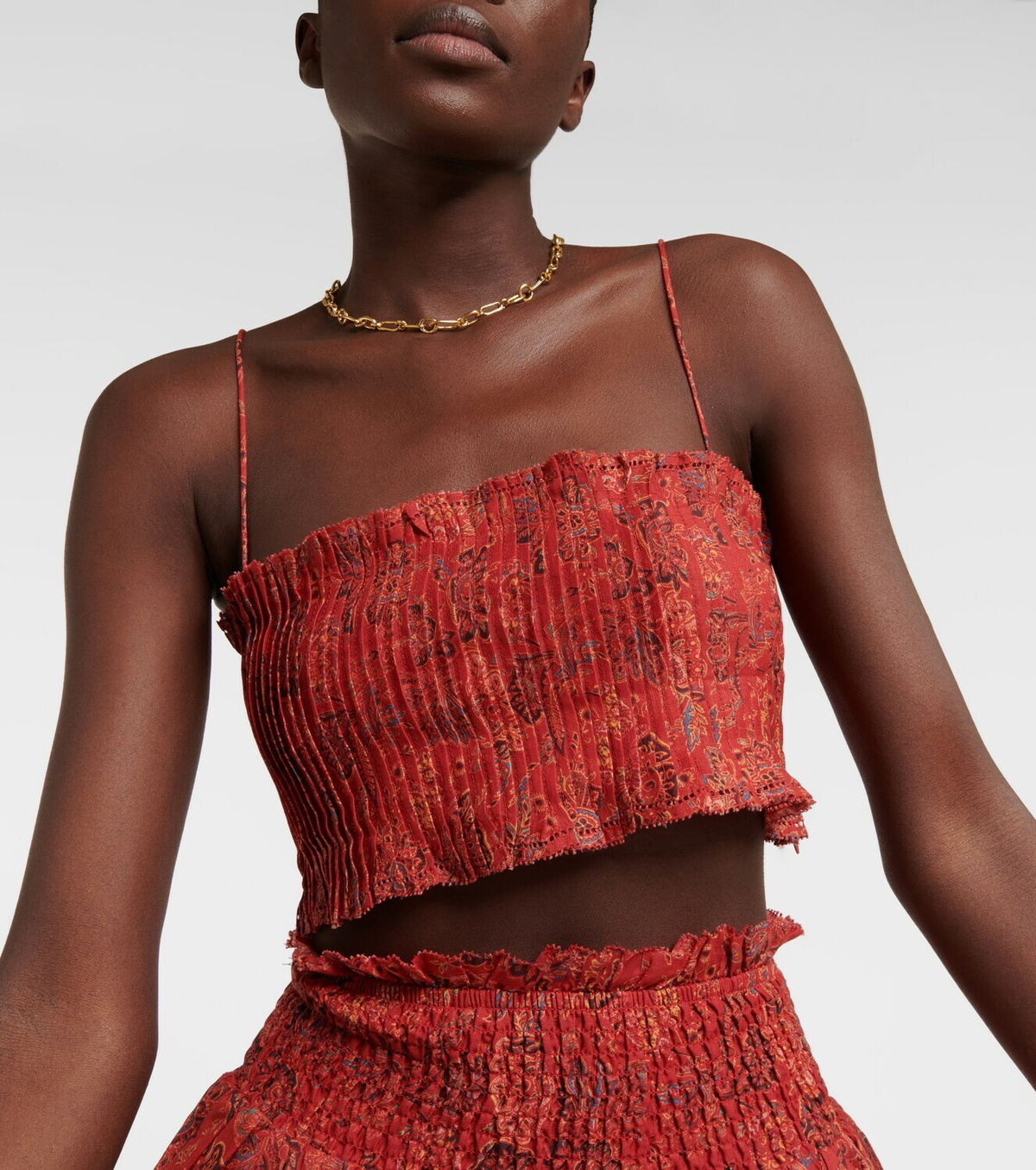 SIR - Allegra floral ramie crop top