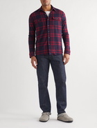 Faherty - Legend Checked Flannel Shirt - Red