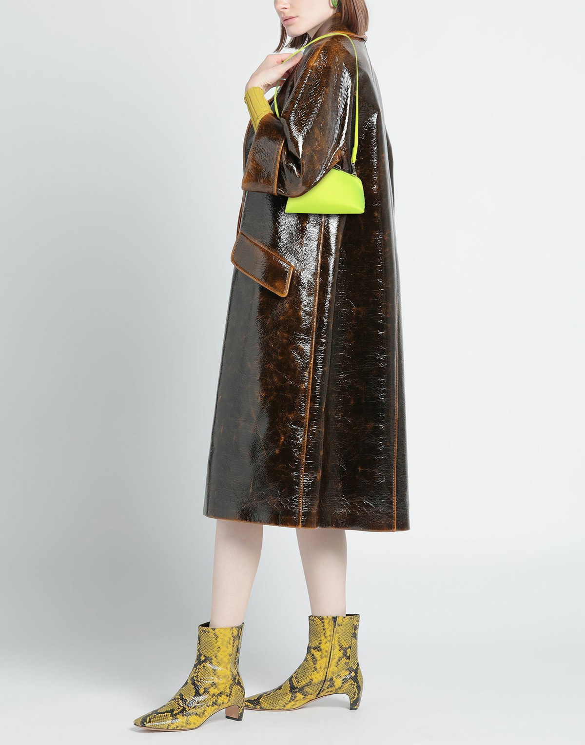 The Attico Womens Shoulder bag Lime in Green