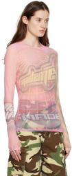 MadeMe SSENSE Exclusive Pink New World Long Sleeve T-Shirt