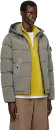 Stone Island Gray 4100019 Nylon Metal Down Jacket