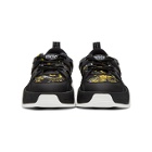Versace Jeans Couture Black and Gold Barocco Sneakers