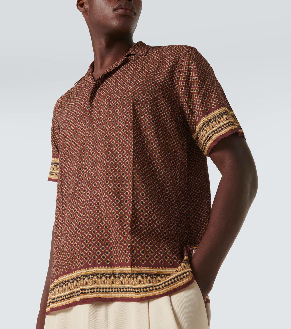 Orlebar Brown Maitan bowling shirt