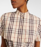 Burberry Burberry Check cotton minidress