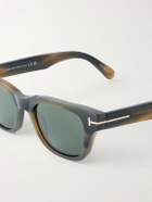 TOM FORD - Caleb-02 Square-Frame Acetate Sunglasses