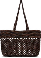 Cordera Brown Wooden Beads Tote