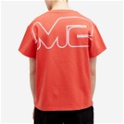 Members of the Rage Men's Star Logo T-Shirt in Infrared