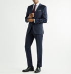 HUGO BOSS - Huge/ Genius Slim-Fit Virgin Wool Suit - Blue
