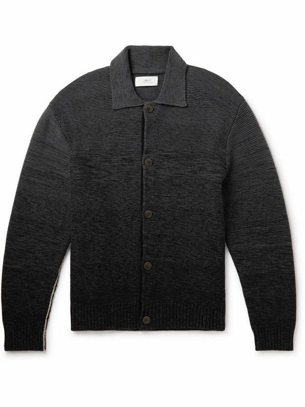 Photo: Mr P. - Dégradé Cotton Cardigan - Gray