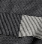 Incotex - Contrast-Tipped Cotton Polo Shirt - Gray