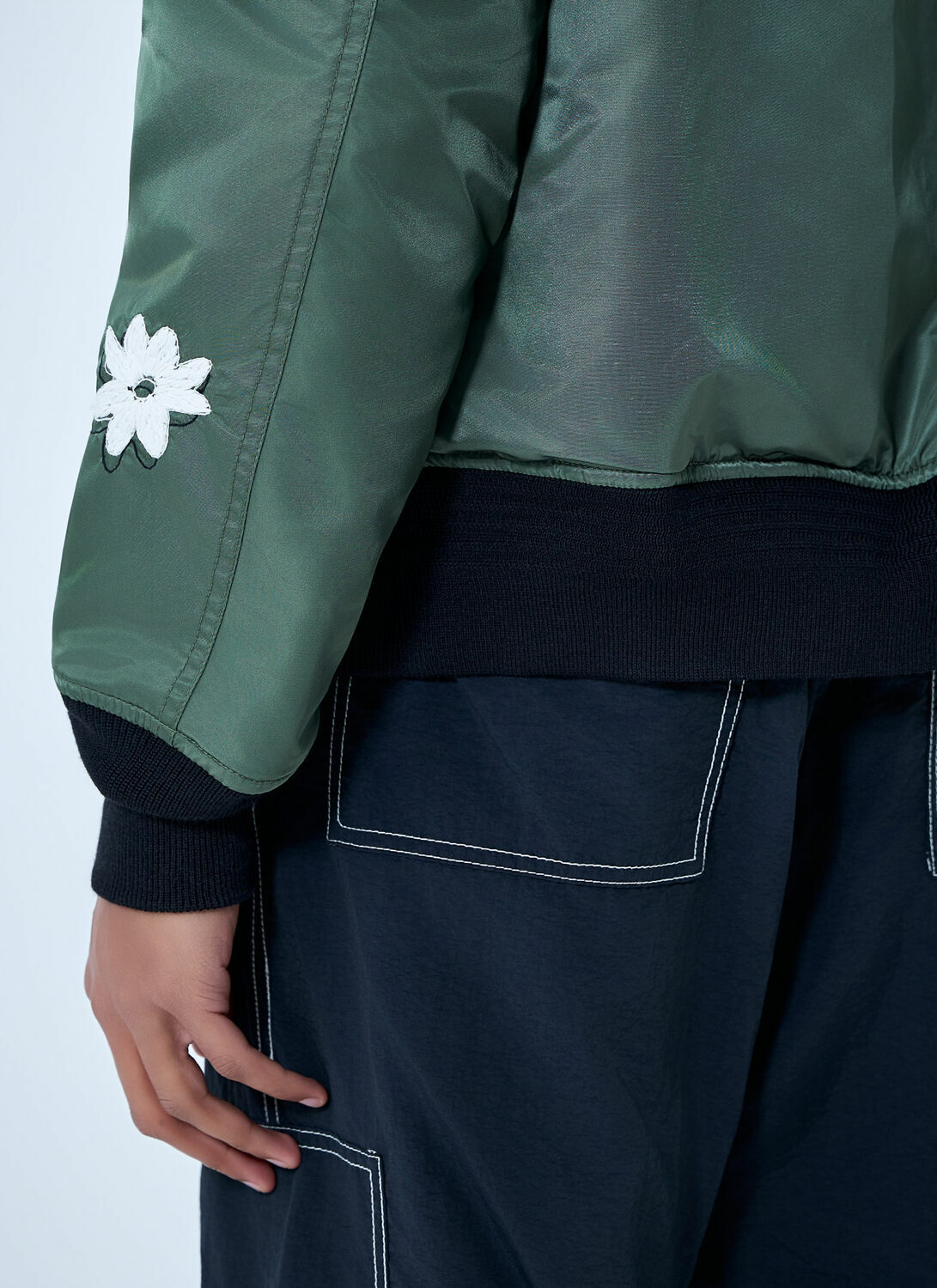 Noma Embroidered Bomber Jacket