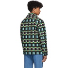 Kenzo Blue and Green Outdoor Jacket