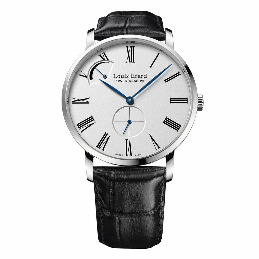 Louis Erard Excellence Hand Wind Silver Dial Mens Watch 53230AA11.BDC02