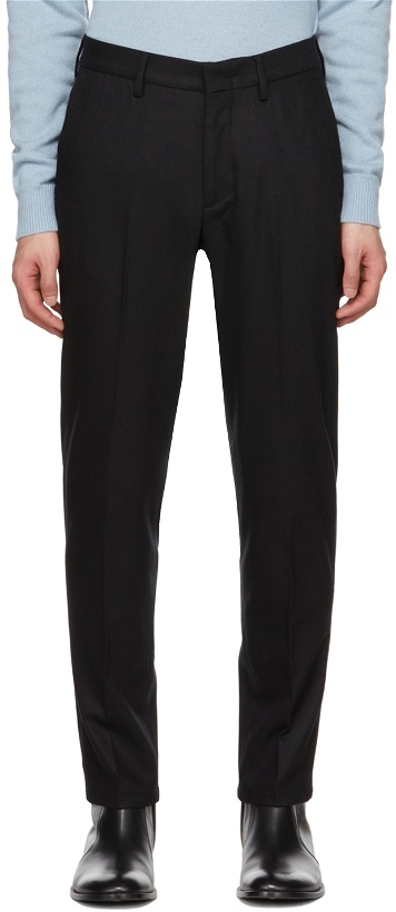 Photo: Dunhill Black Wool Trousers