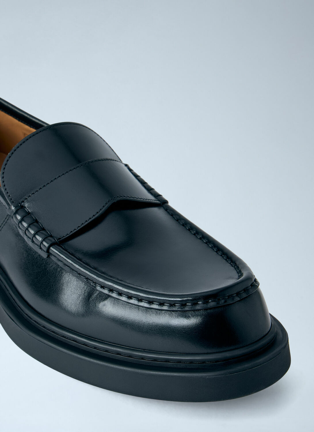 Jil Sander Brushed Leather Loafers