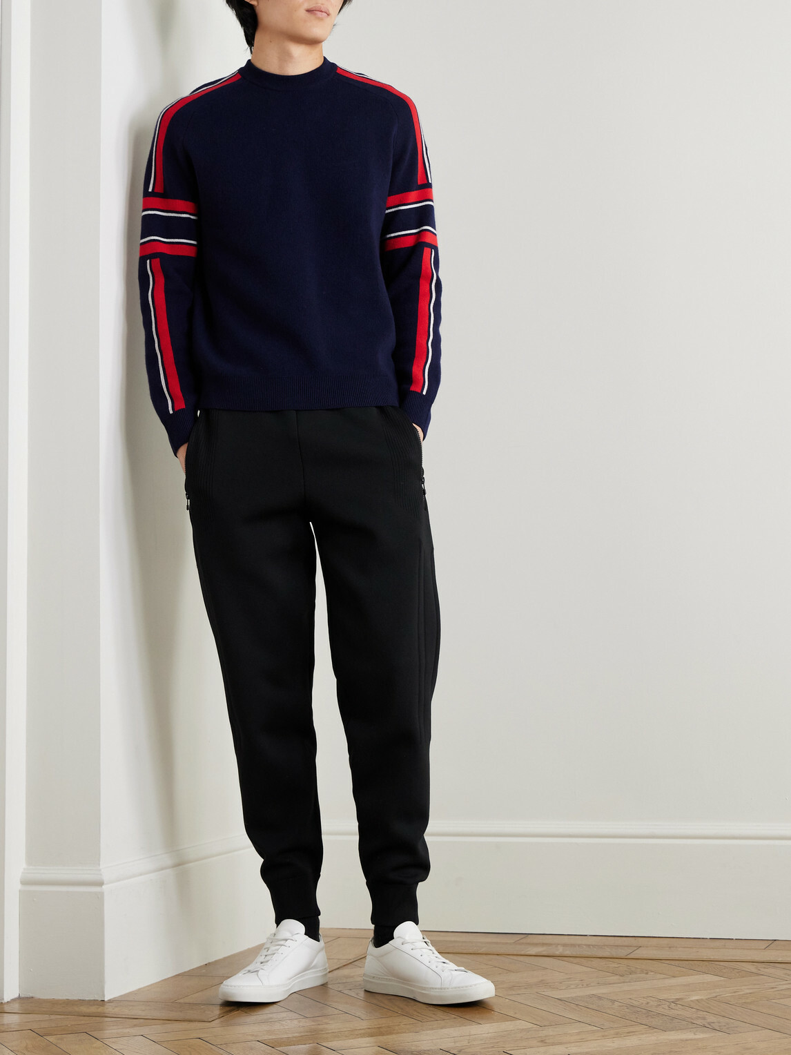Fusalp - Spectavia Logo-Appliquéd Wool and Cashmere-Blend Jacquard Sweater - Blue
