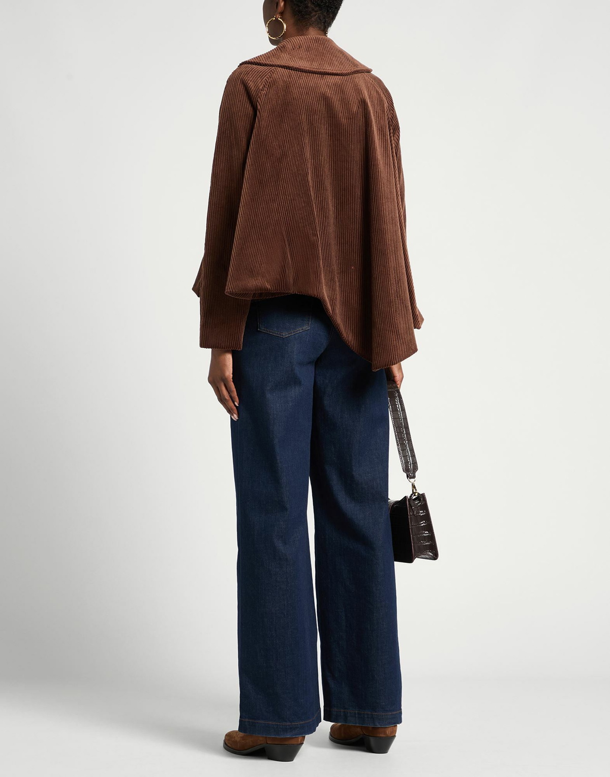 A. w.a. k.e. Mode Womens Jacket in Brown