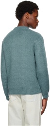 Golden Goose Blue Brushed Sweater