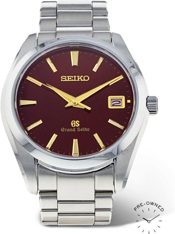 Photo: Grand Seiko - Pre-Owned 2018 Limited Edition 42mm Stainless Steel Watch, Ref. No. SBGV027