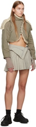 Hyein Seo Khaki Cropped Jacket